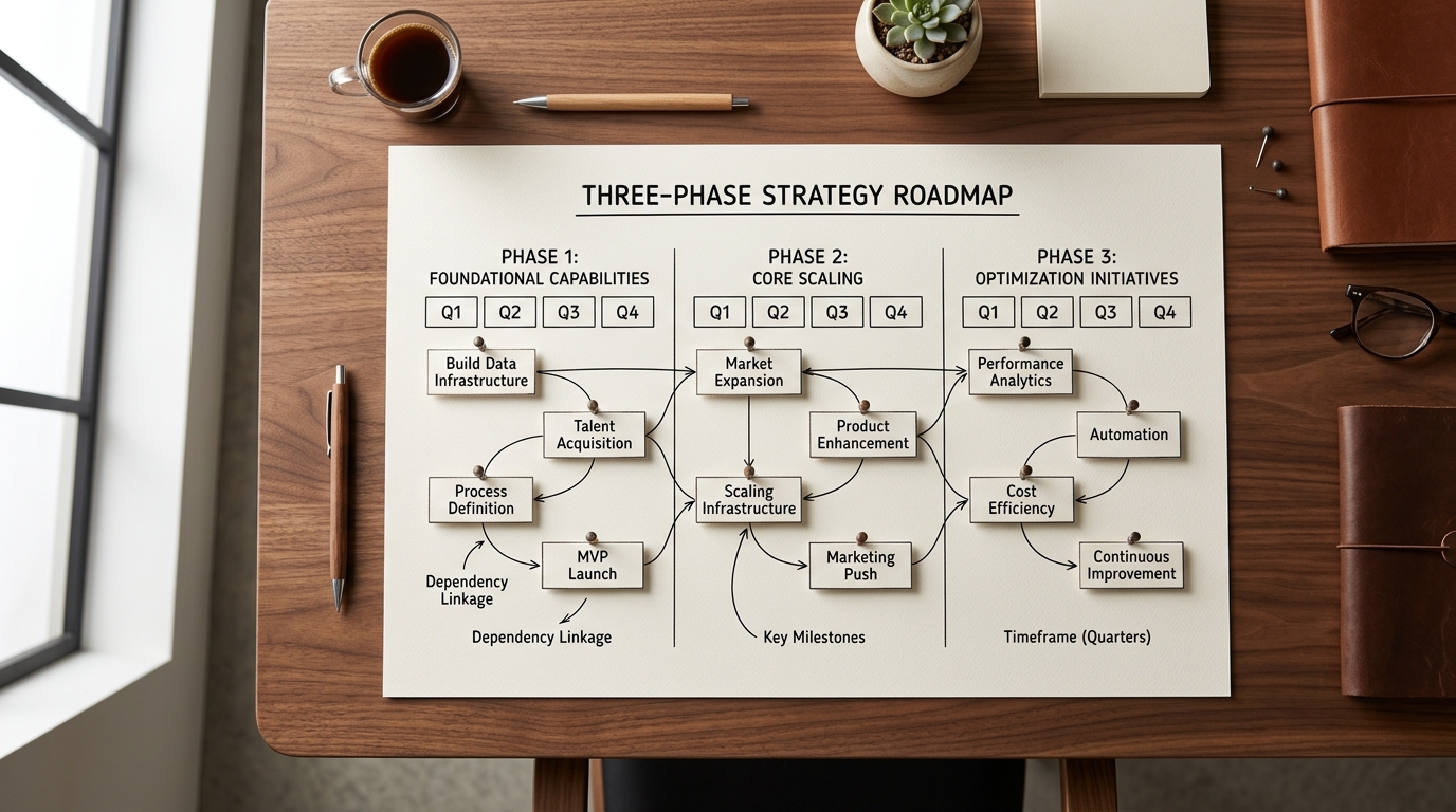 Strategy Roadmap: Sequencing Initiatives & Dependencies